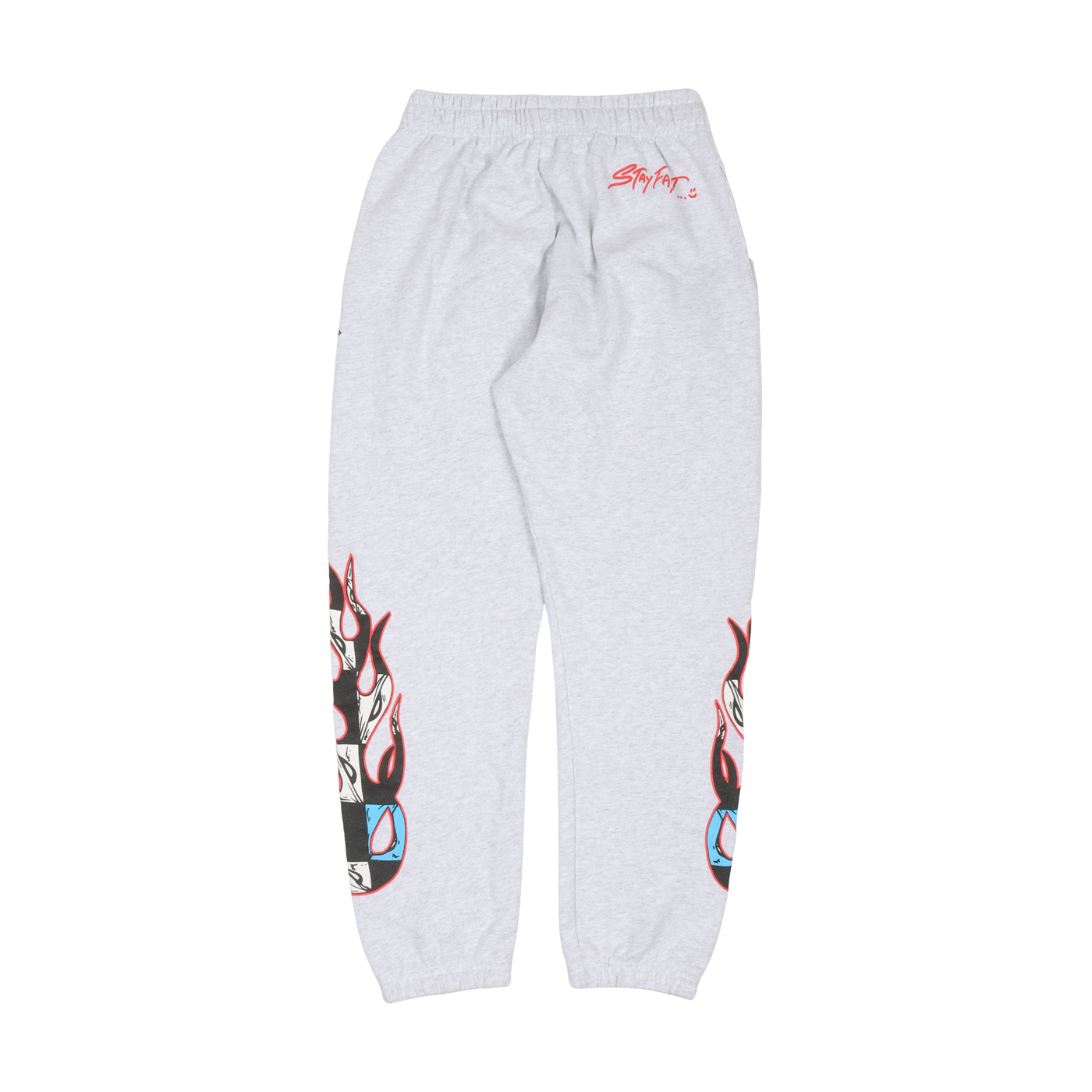 Chrome Hearts x Matty Boy Brain Flame Sweatpants – pants detail close-up