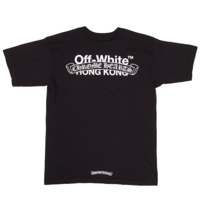 Authentic Chrome Hearts Off White Chrome Hearts Hong Kong Shirt – shirt front view
