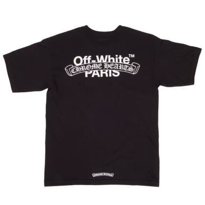 Authentic Chrome Hearts Off White Chrome Hearts Paris Shirt – shirt front view