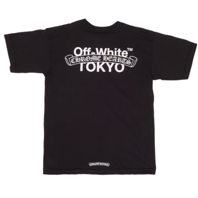 Authentic Chrome Hearts Off White Chrome Hearts Tokyo Shirt – shirt front view