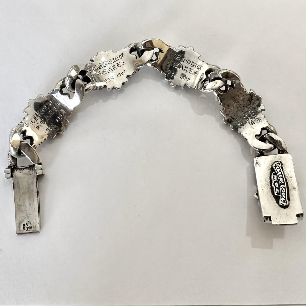 Authentic Chrome Hearts Chrome Hearts Keeper Braceletâ€‹ â€“ front view