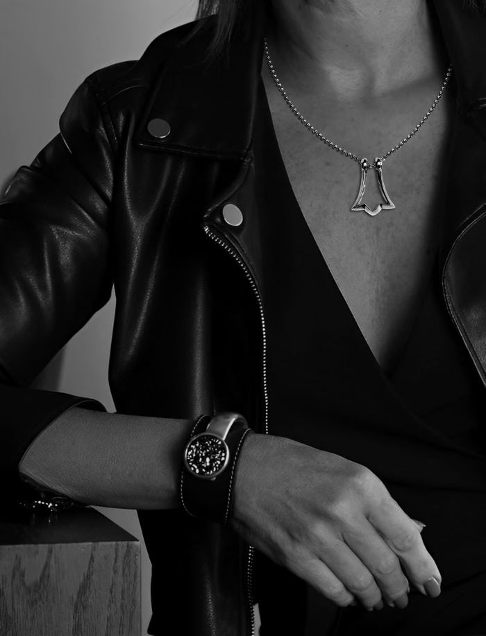 Authentic Chrome Hearts Ring Catch Pendant â€“ front view