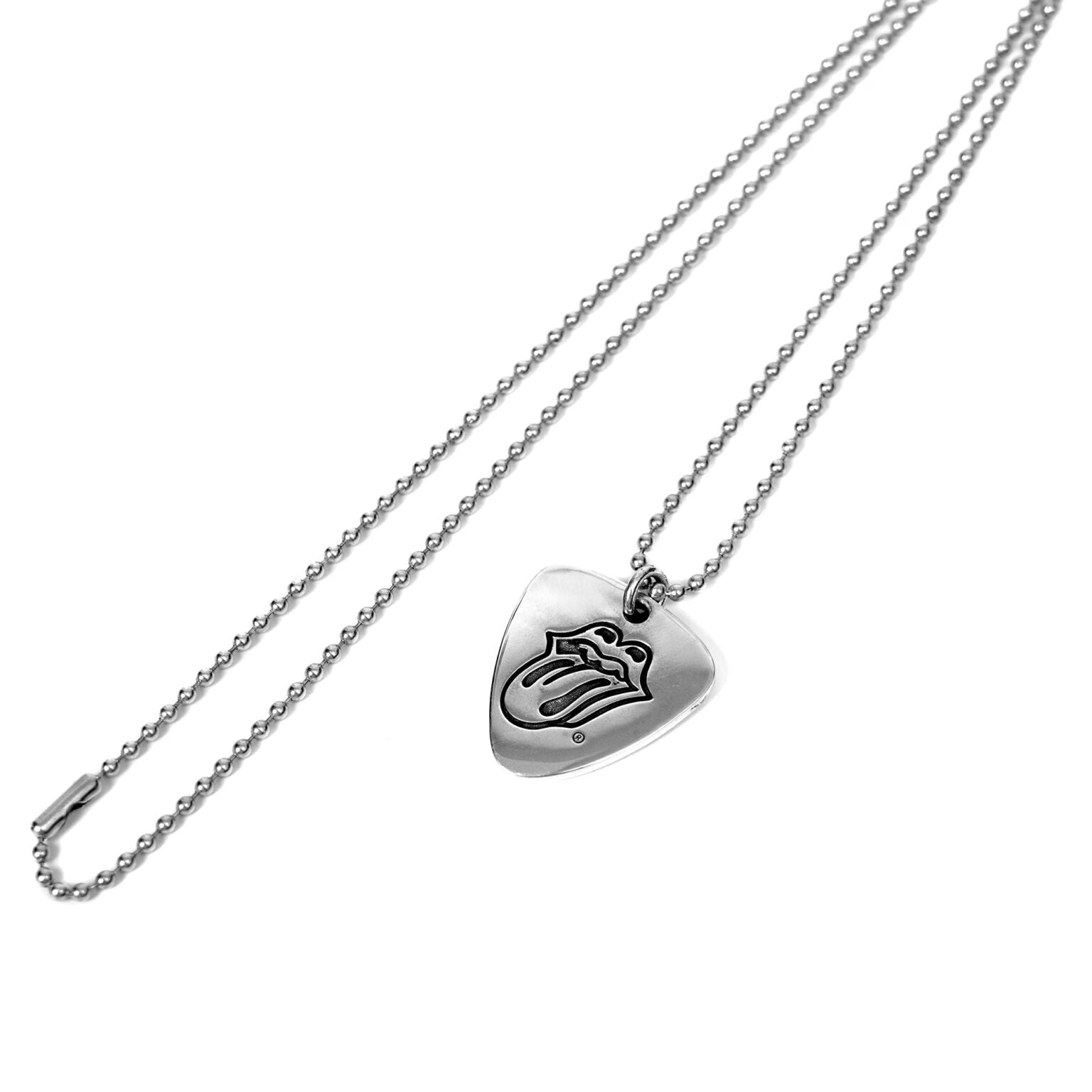 Authentic Chrome Hearts Rolling Stones Guitar Pick Charm â€“ front view
