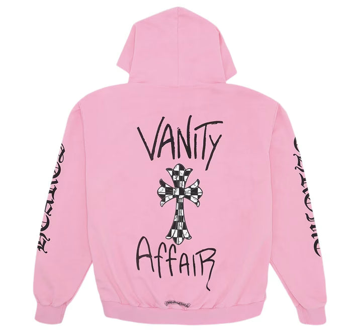 Authentic Chrome Hearts Pink Chrome Hearts Hoodie â€“ hoodie front view