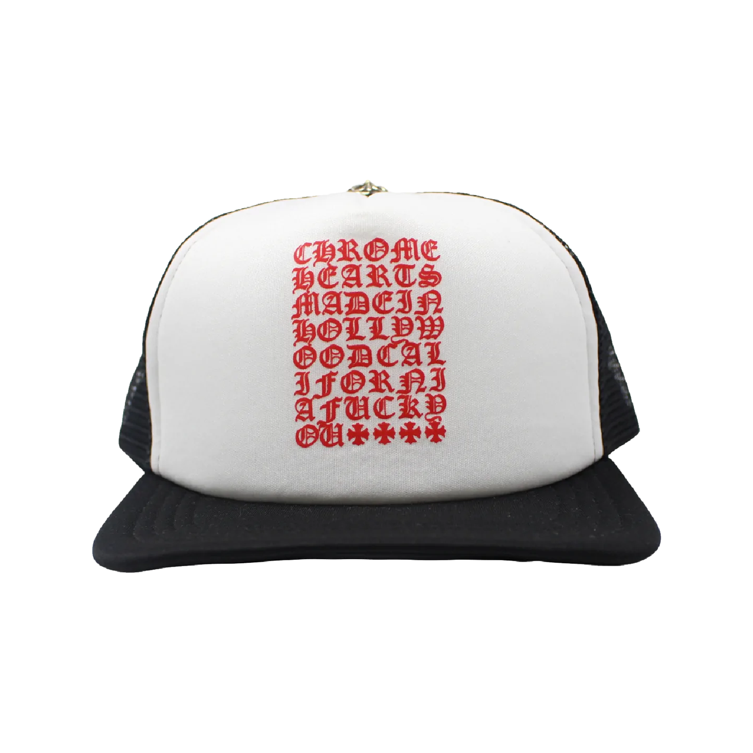 Chrome Hearts Trucker Cap King Taco – hat front view
