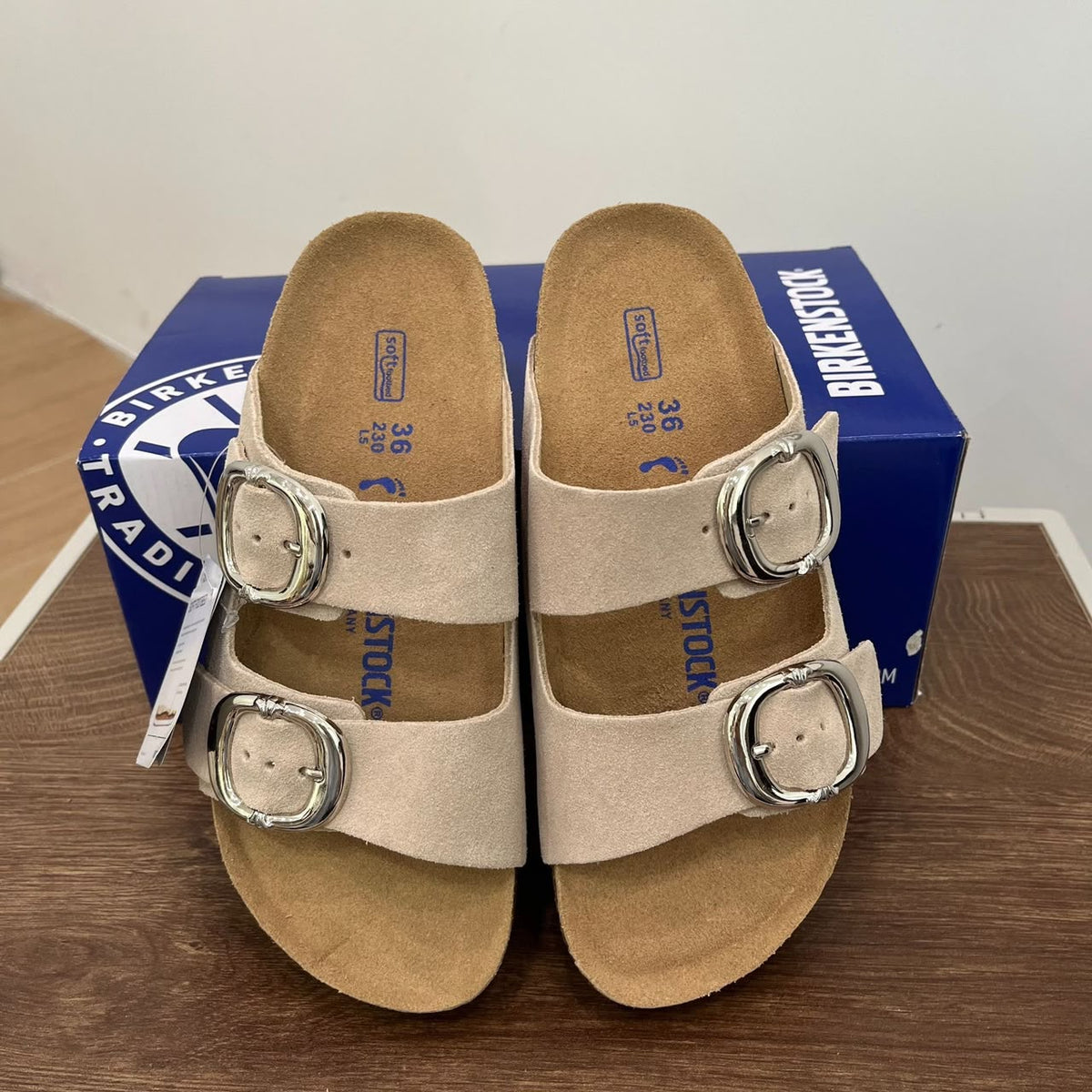 Chrome Hearts Birkenstock Arizona Off-White Suede - Chrome Hearts Jewelry