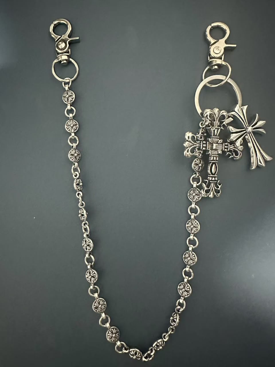 Chrome Hearts Double Cross Wallet Chain - Chrome Hearts Wallet (photo 1)