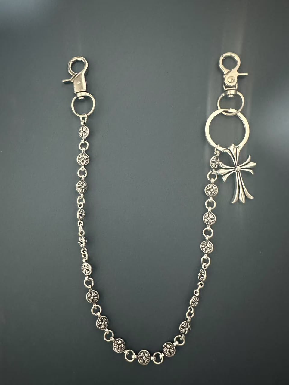 Chrome Hearts Single Cross Wallet Chain - Chrome Hearts Wallet (photo 1)