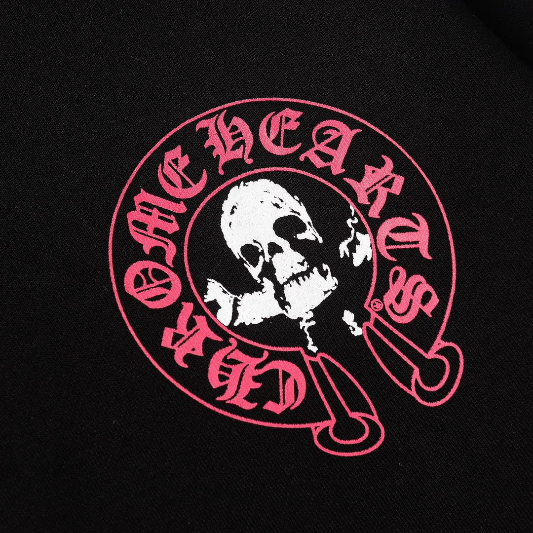 Authentic Chrome Hearts Chrome Hearts Foti Horseshoe Hoodieâ€‹ â€“ front view