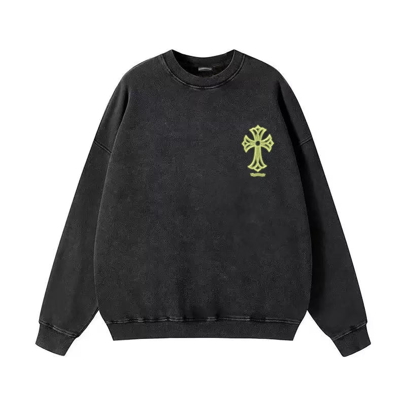 Authentic Chrome Hearts Chrome Hearts Neon Cross Long Sleeve â€“ front view