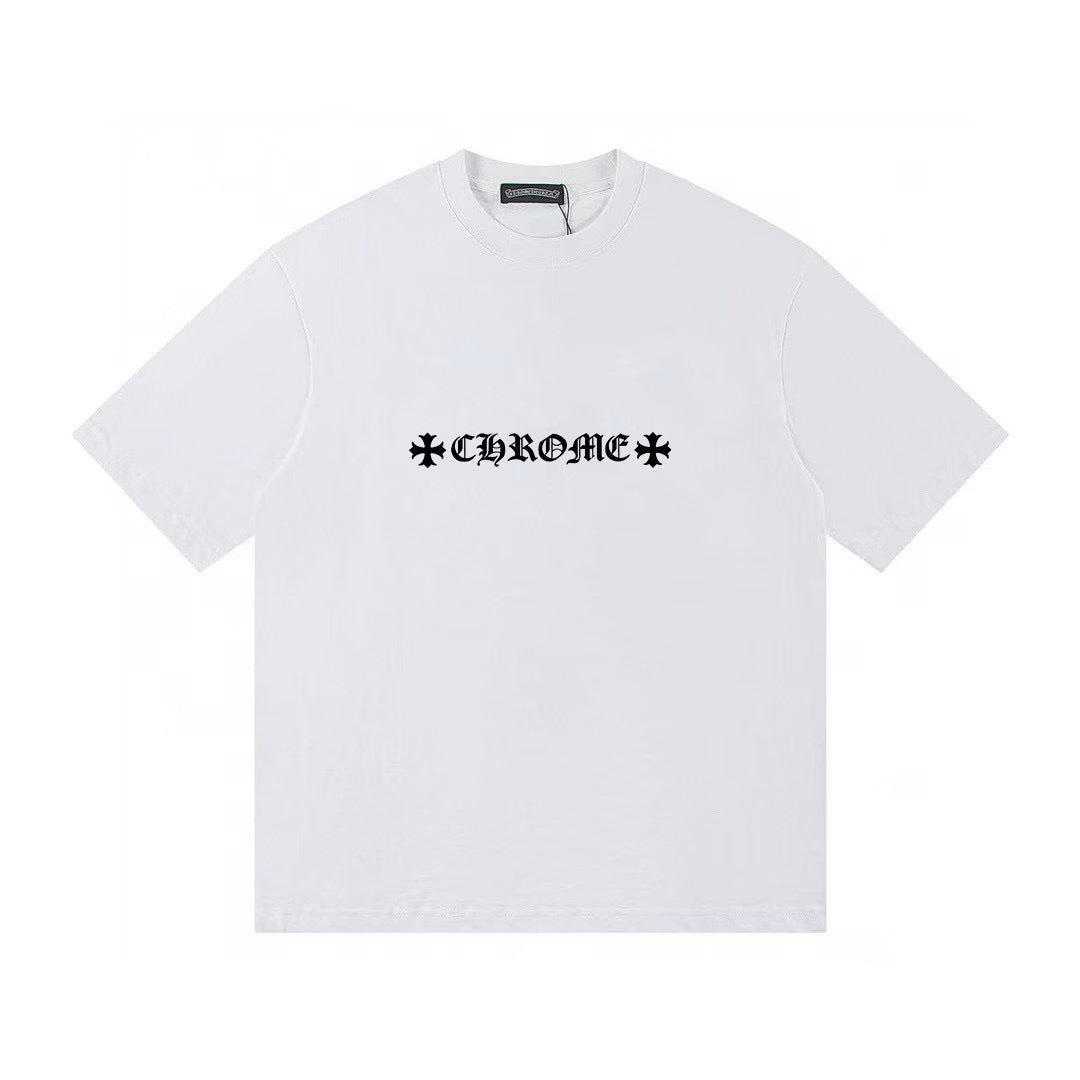 Authentic Chrome Hearts Chrome Hearts Icon Collection Graphic T-Shirt â€“ White â€“ front view