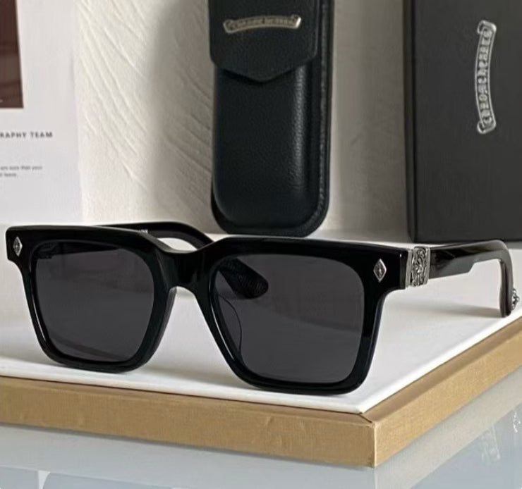 Authentic Chrome Hearts Chrome Hearts Black Glasses â€“ front view
