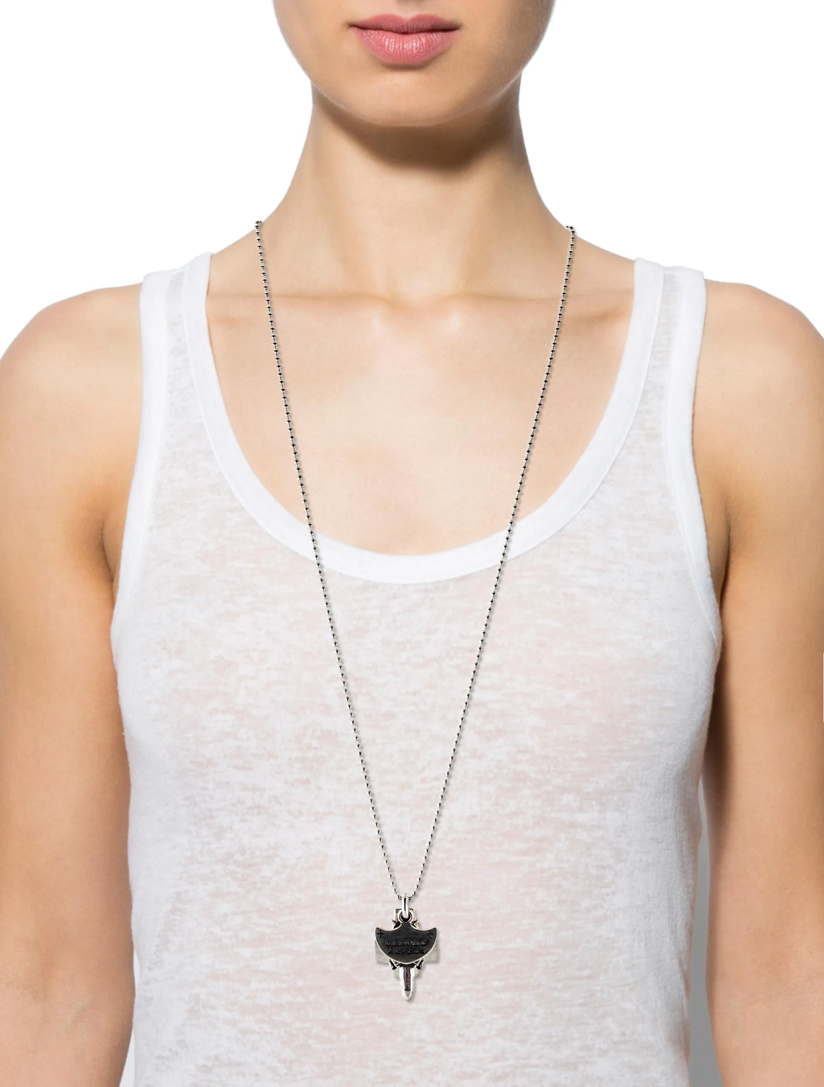 Chrome Hearts 3 Trinkets Necklace Pendant - Chrome Hearts Necklace (photo 2)