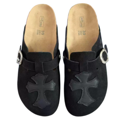 Chrome Hearts Birkenstock Boston – shoes front view