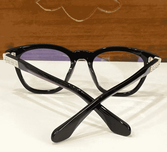Authentic Chrome Hearts Chrome Hearts Blue Light Glasses â€“ front view