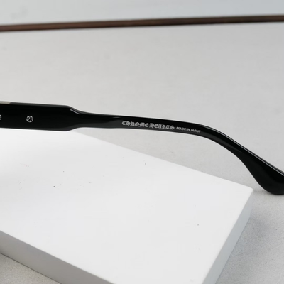 Chrome Hearts Bulge Glasses – sunglasses detail close-up