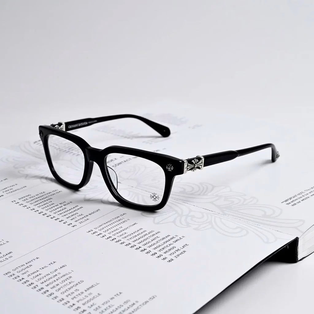 Authentic Chrome Hearts Chrome Hearts Cox Ucker Glasses Frame â€“ front view