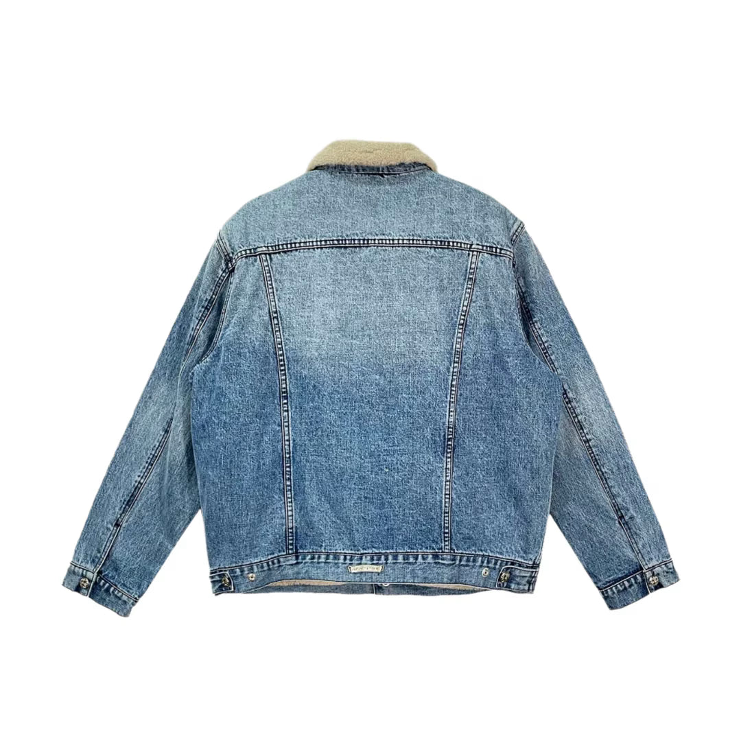 Authentic Chrome Hearts Chrome Hearts Jean Jacket â€“ front view