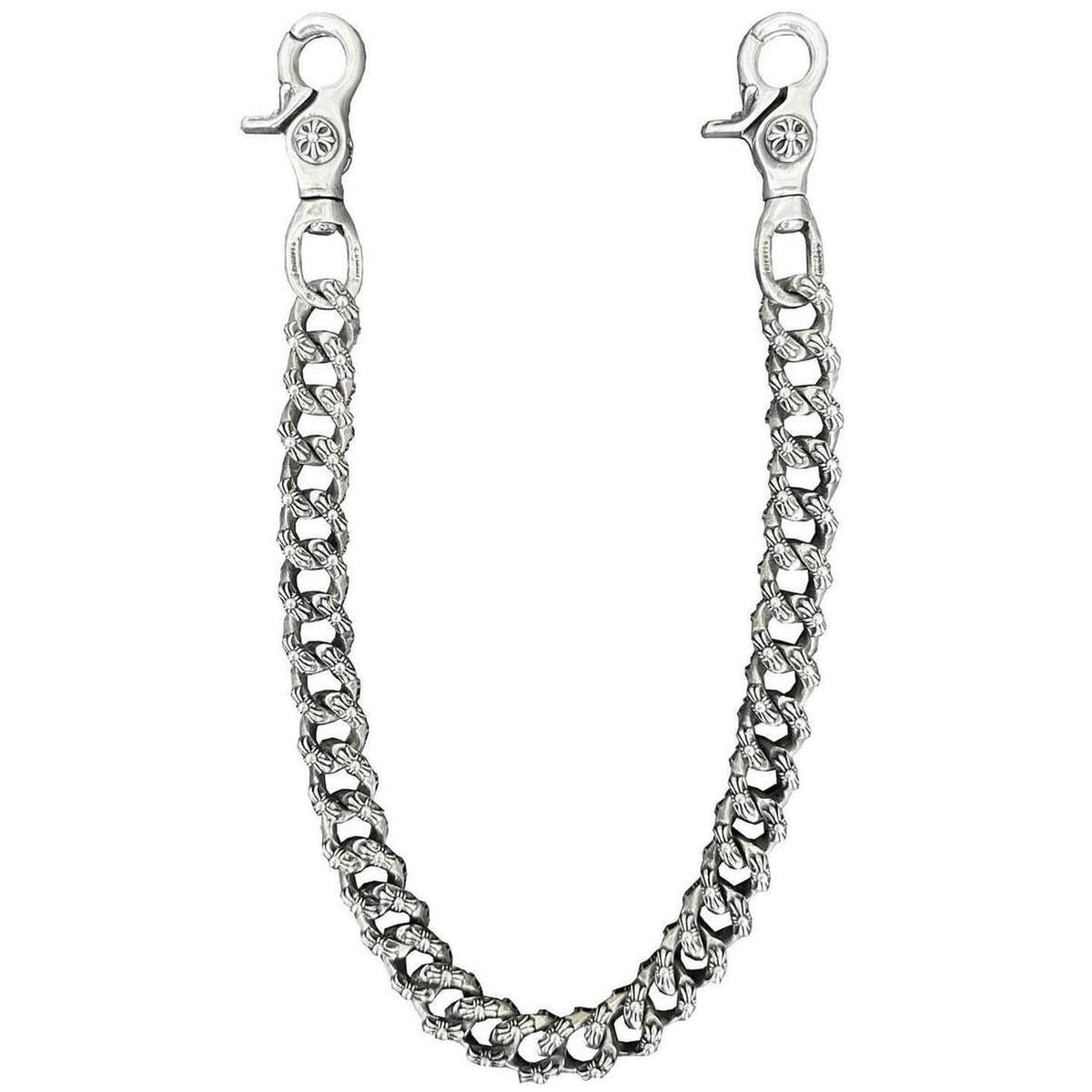 Chrome Hearts Fancy Link Wallet Chain – necklace front view