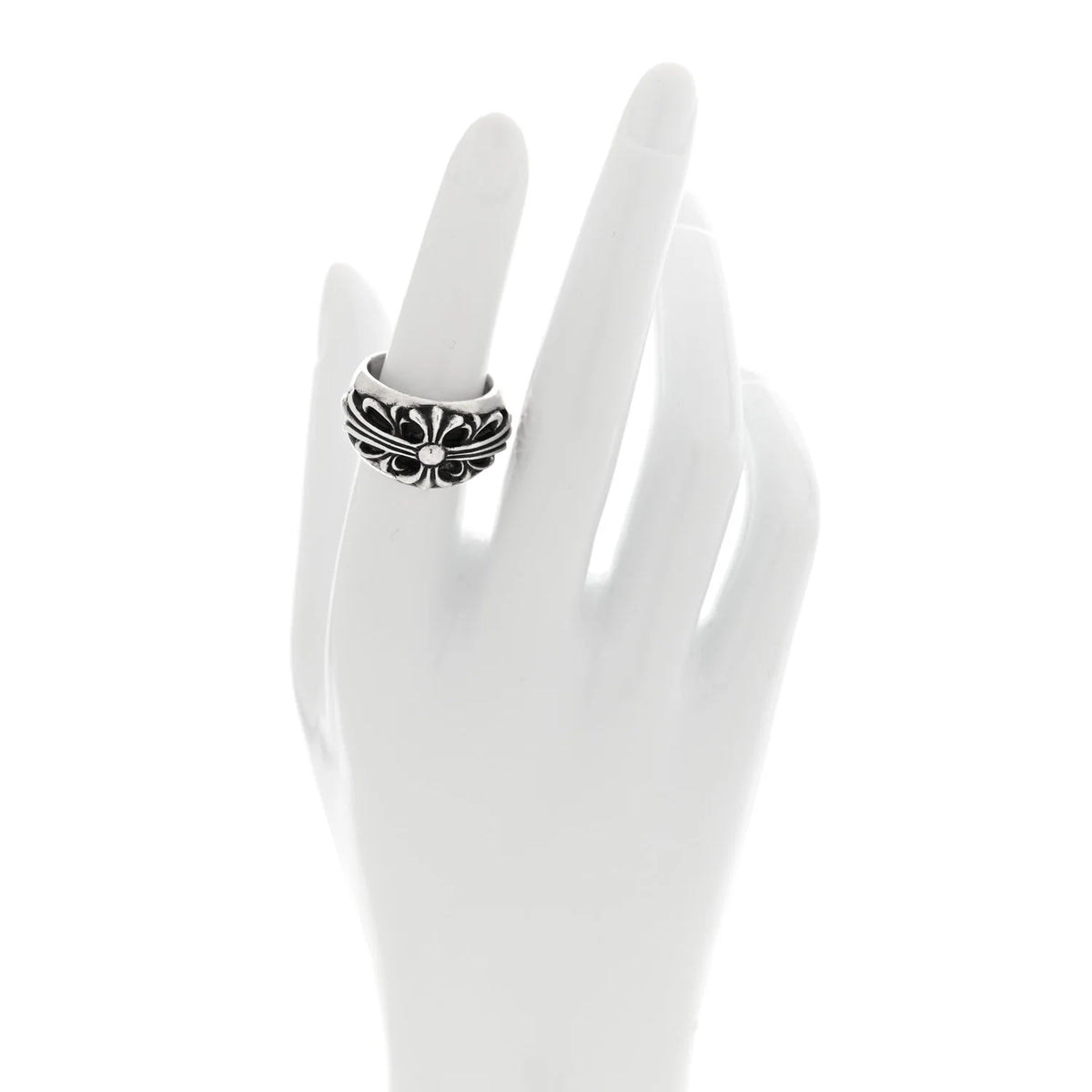 Chrome Hearts Floral Cross Ring - Chrome Hearts Ring (photo 1)