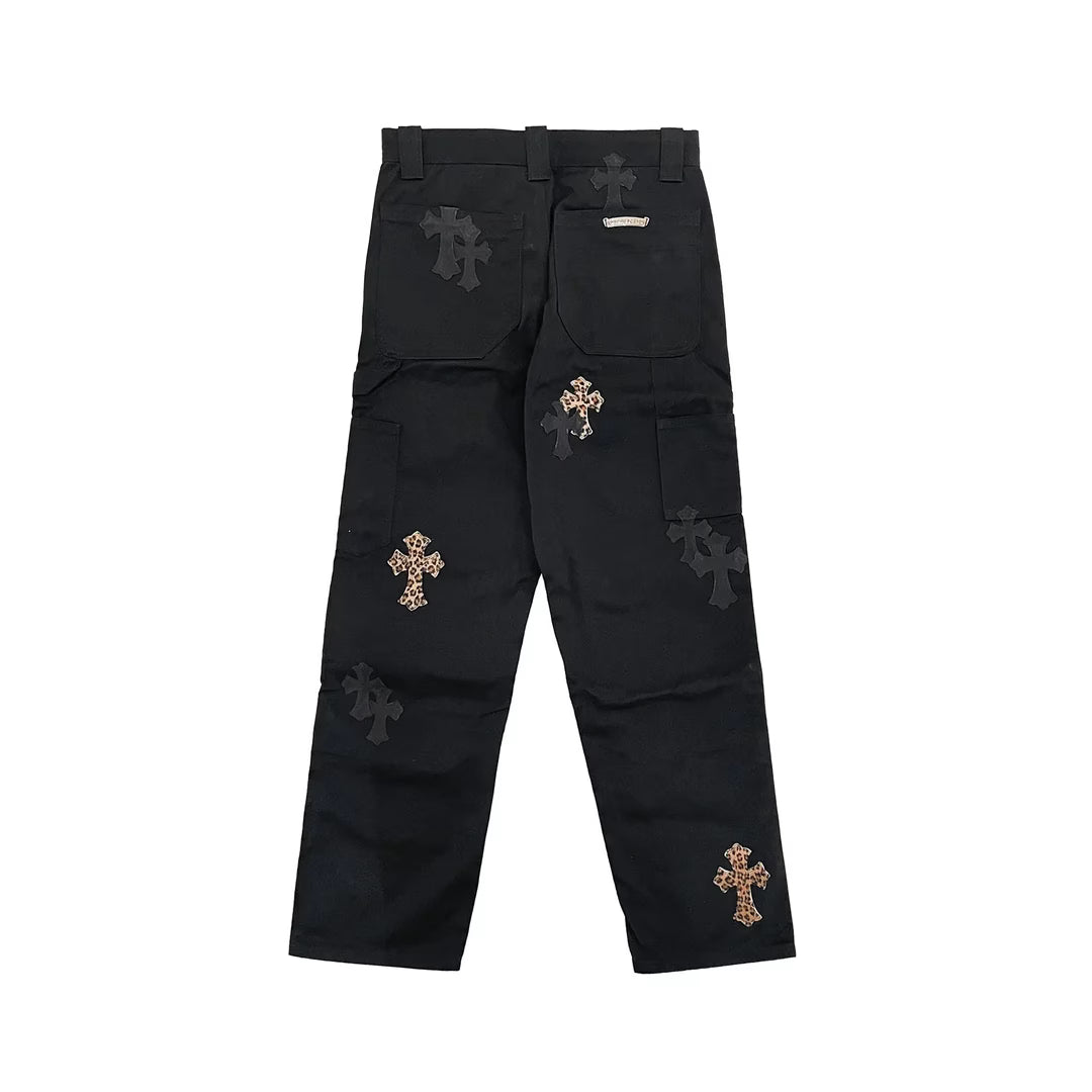 Authentic Chrome Hearts Chrome Hearts Black Jeans â€“ front view
