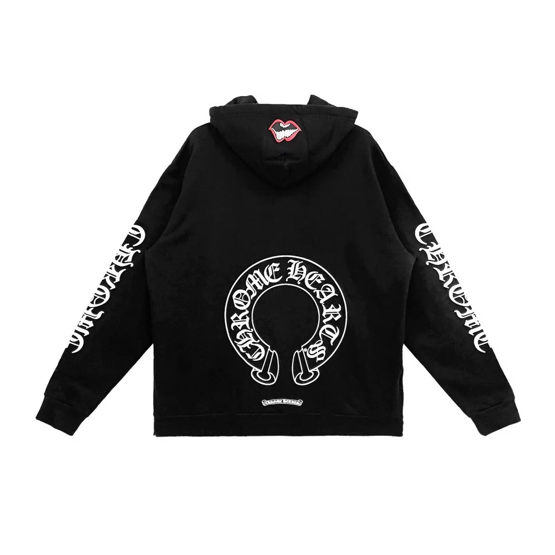 Authentic Chrome Hearts Chrome Hearts Matty Boy Chomper Horseshoe Hoodie â€“ front view