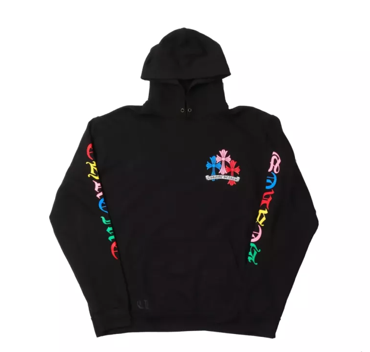 Chrome Hearts Multicolor Hoodie – hoodie front view