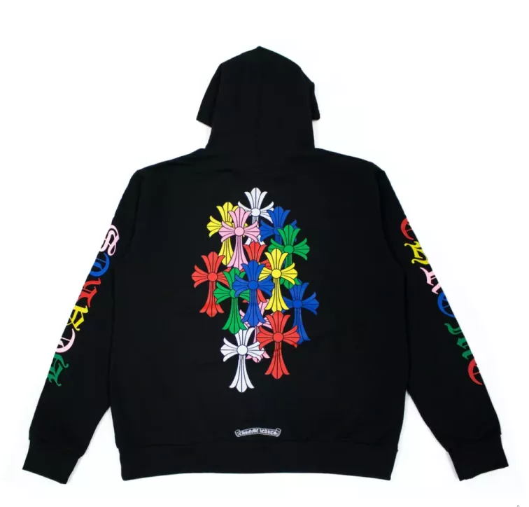 Authentic Chrome Hearts Chrome Hearts Multicolor Hoodie – front view