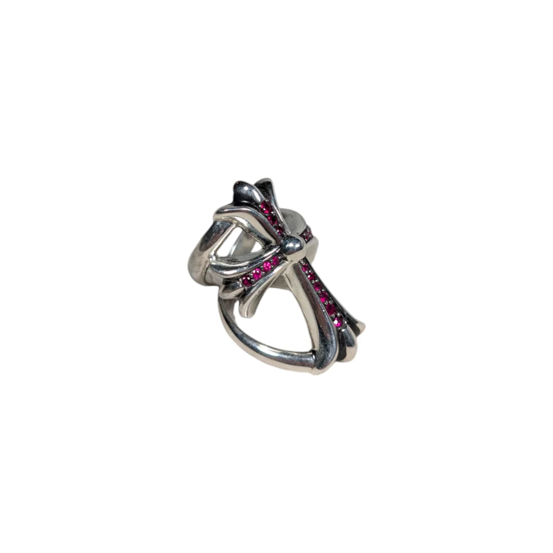Chrome Hearts Ruby Ring – ring front view
