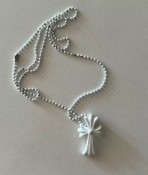 Chrome Hearts Silicone Necklace – necklace front view