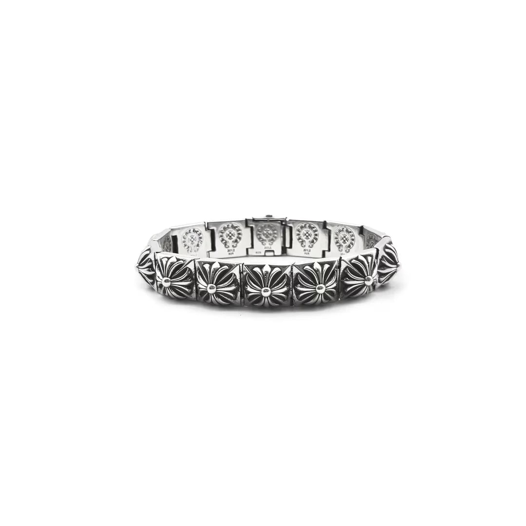 Authentic Chrome Hearts Chrome Hearts Pyramid Bracelet â€“ front view