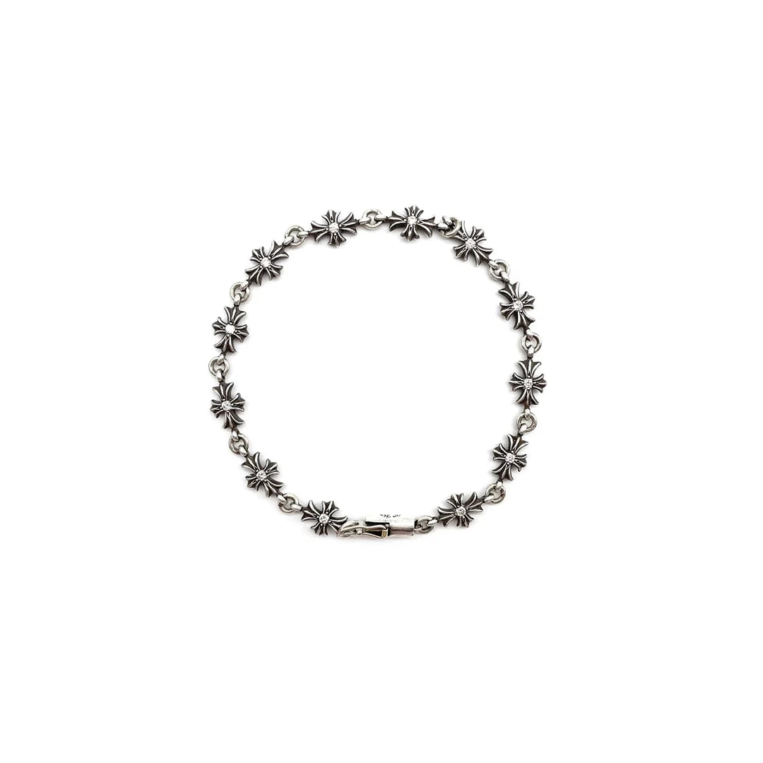 Chrome Hearts Tiny E Bracelet S925 With Diamonds - Chrome Hearts Bracelet (photo 1)