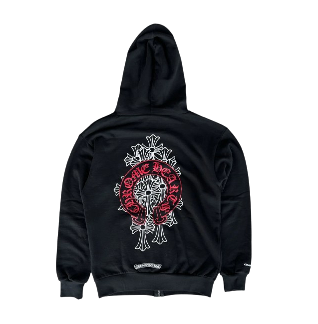 Chrome Hearts With Red Dagger Hoodie – hoodie front view