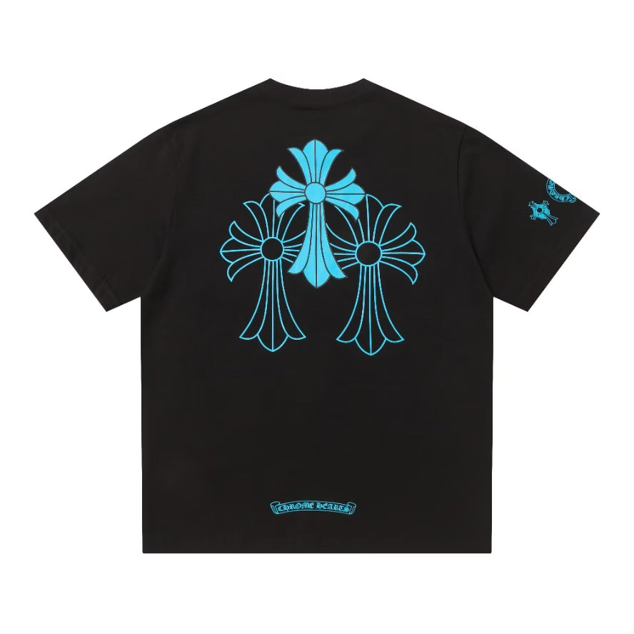 Authentic Chrome Hearts Chrome Hearts Floral Cross Pocket T-Shirt â€“ front view