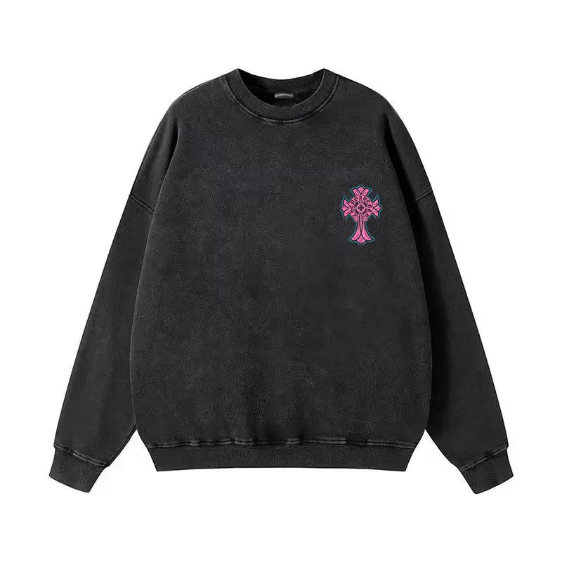 Authentic Chrome Hearts Chrome Hearts Sakura Cross Long Sleeve â€“ front view