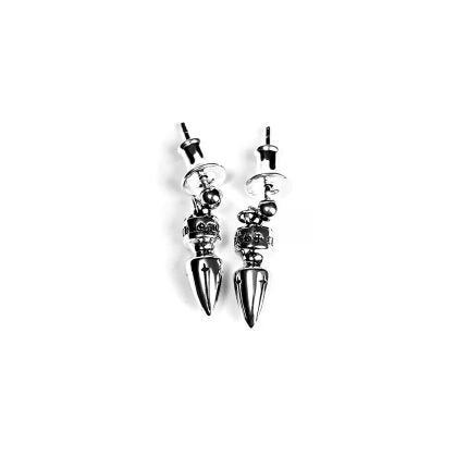 Authentic Chrome Hearts Spike Drop Earring â€“ front view