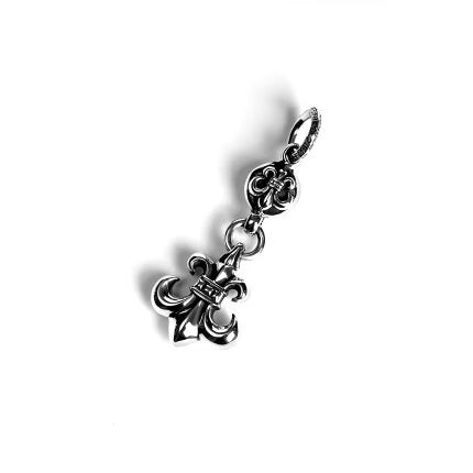 Authentic Chrome Hearts BS Fleur One Ball Charm â€“ front view