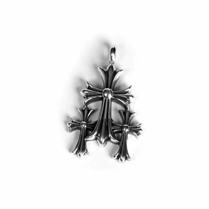 Authentic Chrome Hearts Cemetery Cut out Pendant â€“ front view