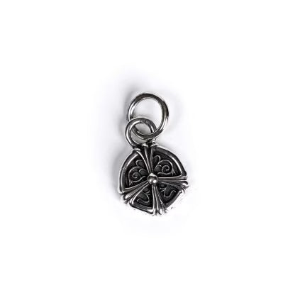 Authentic Chrome Hearts CH Plus Vine Charm â€“ front view