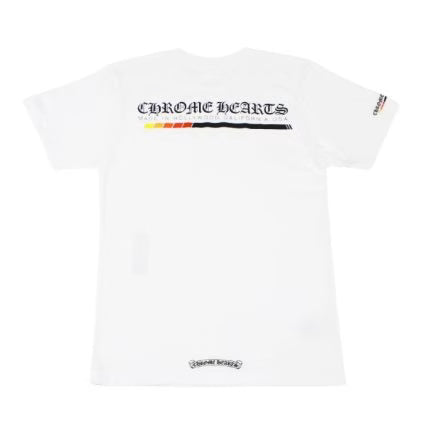 Authentic Chrome Hearts Chrome Hearts Horseshoe Straight Cross T-Shirt â€“ front view