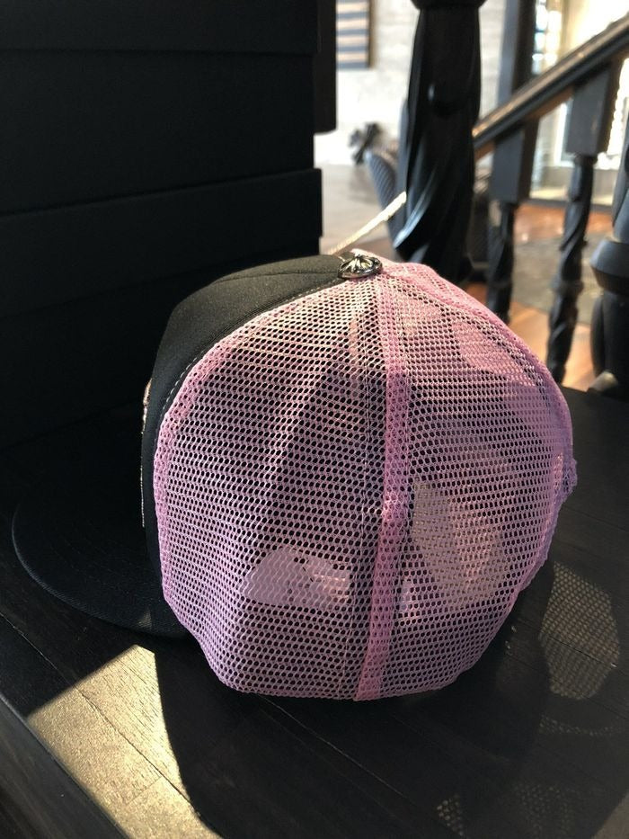 Authentic Chrome Hearts Pink Chrome Hearts Hat – hat back view