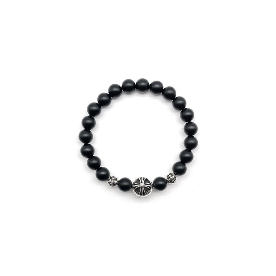 Chrome Hearts Onyx Bracelet – bracelet front view
