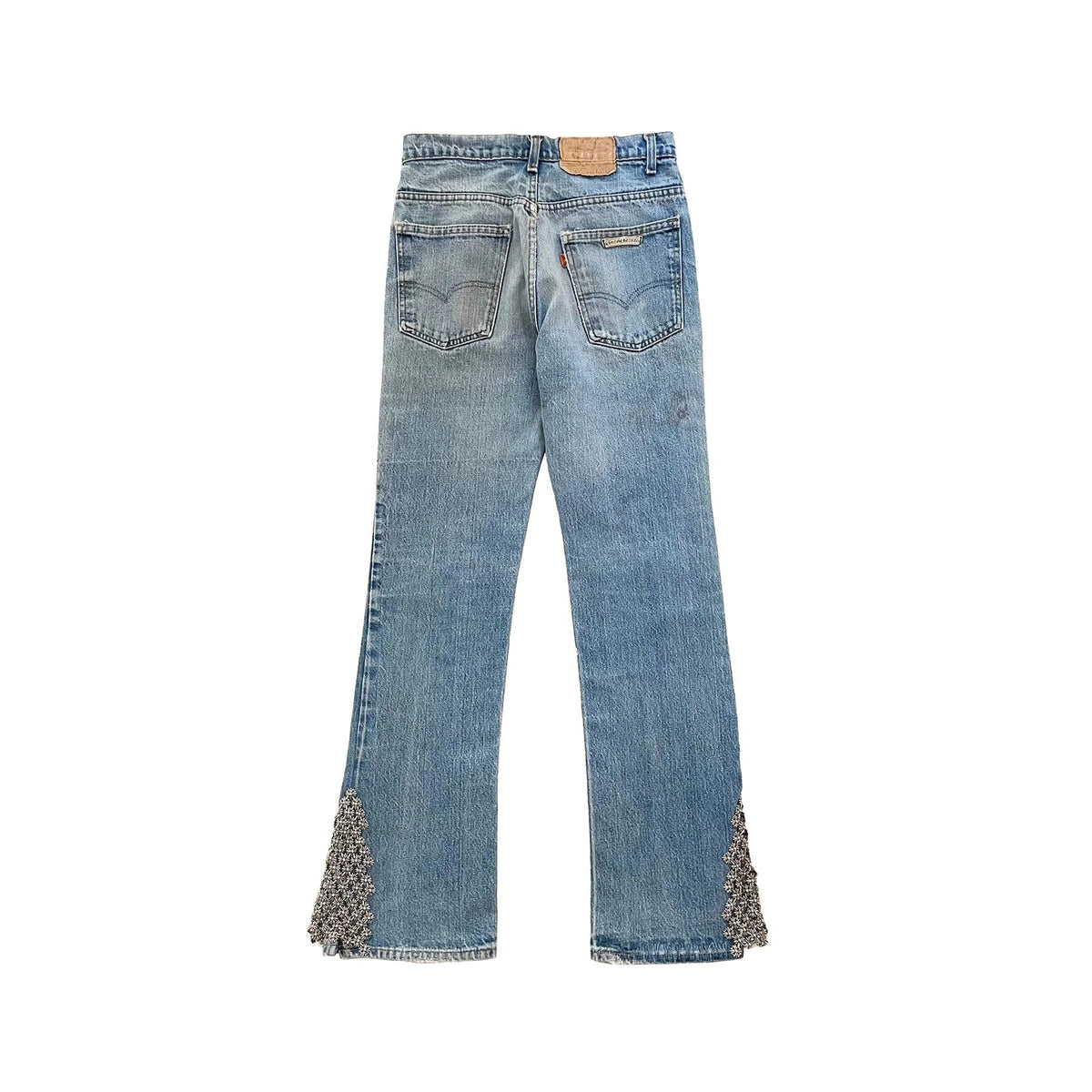 Chrome Hearts Flared Jeans – pants detail close-up