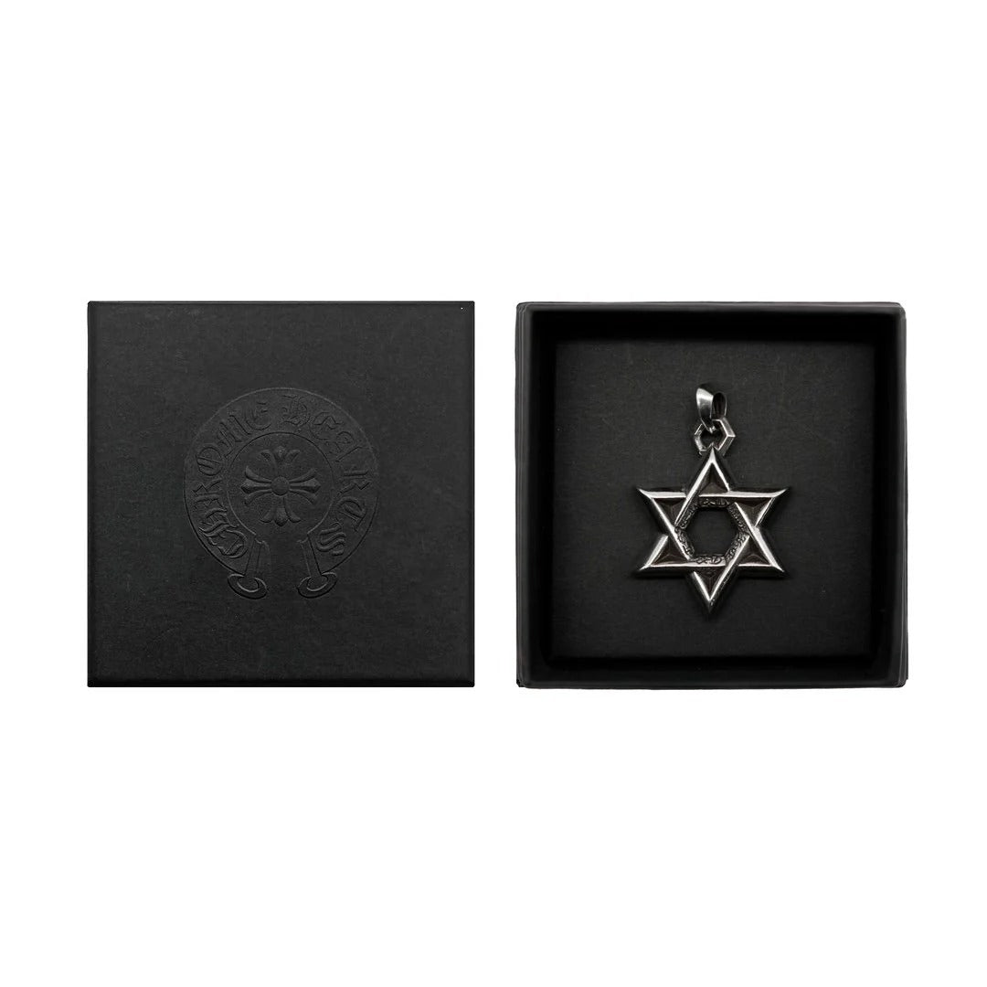 Chrome Hearts Star Of David Necklace – necklace back view