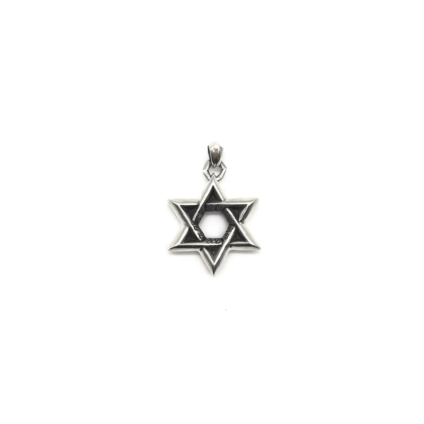 Chrome Hearts Star Of David Necklace – necklace front view
