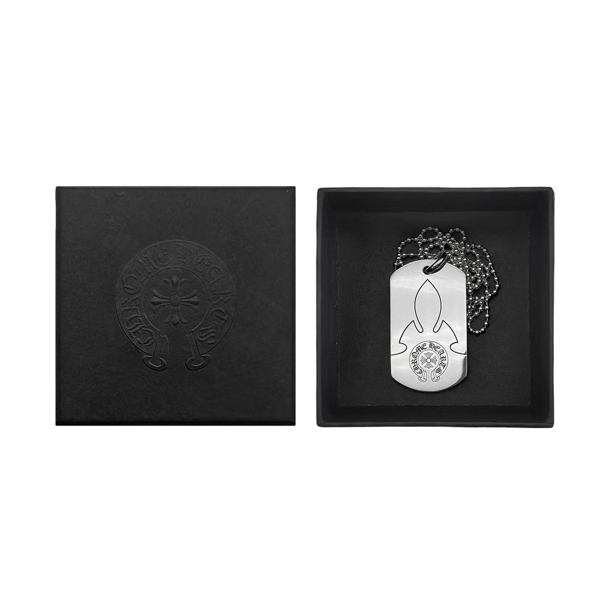 Chrome Hearts Dog Tag Necklace – necklace back view