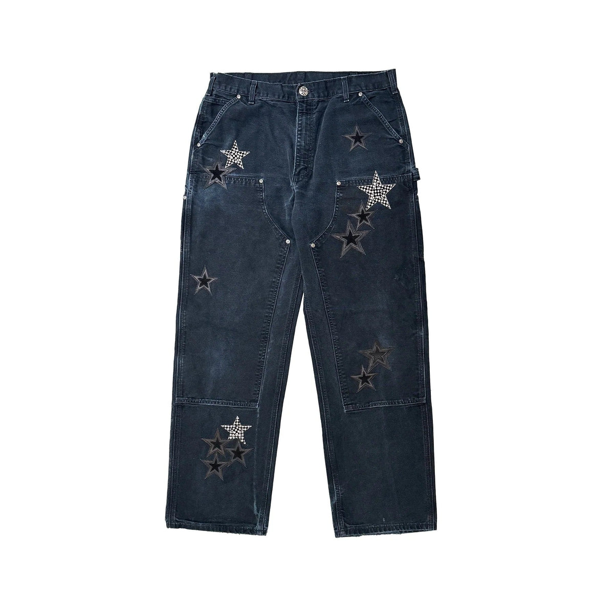 Chrome Hearts Star Patch Jeans – pants front view