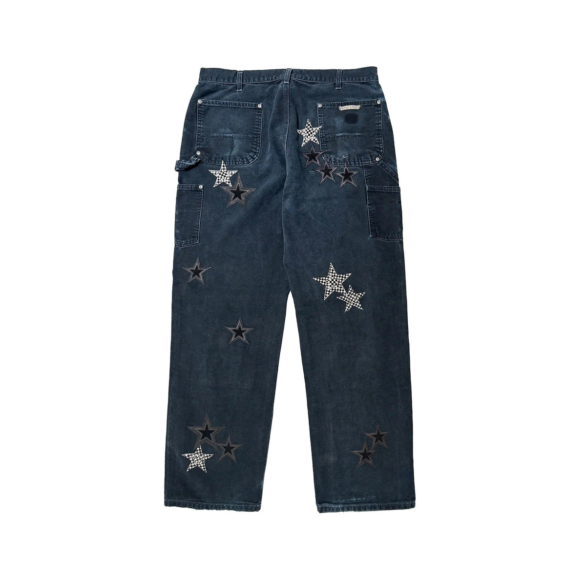 Chrome Hearts Star Patch Jeans – pants detail close-up