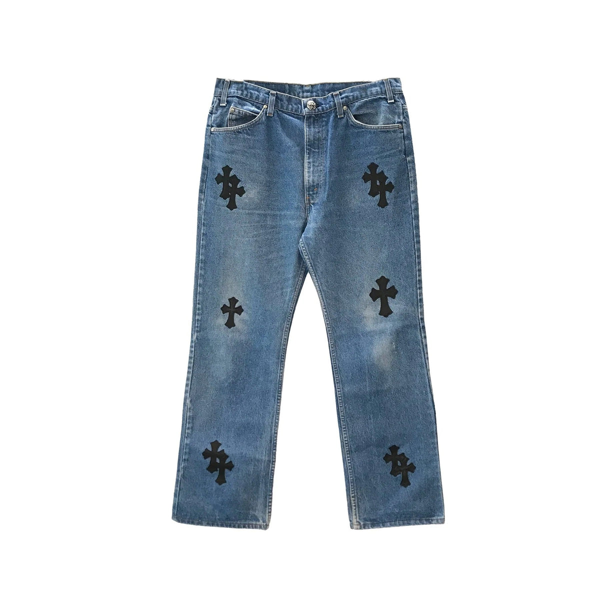 Chrome Hearts Denim Jeans – pants front view