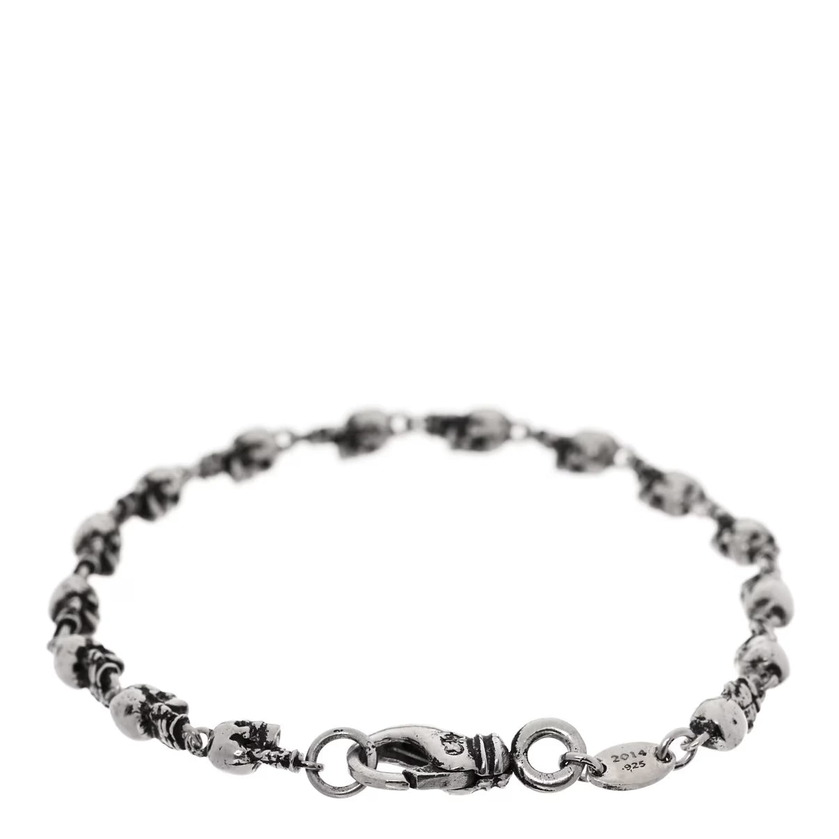 Authentic Chrome Hearts Chrome Hearts Skull Bracelet â€“ front view